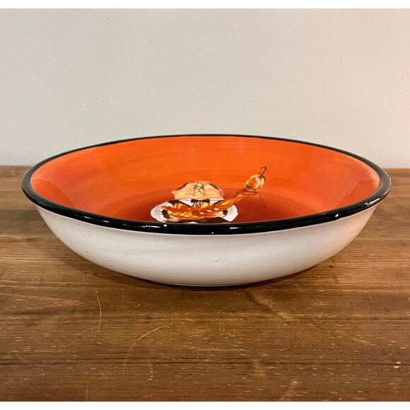 Certified International Tracy Flickinger Whimsical Waiter Bowl Bistro Chef Theme - Picture 6 of 14